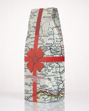 Bespoke Northumbrian Themed Single Bottle Transit/Gift Box